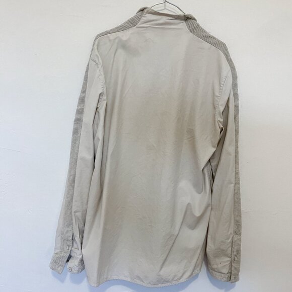 Transit Uomo Men's Medium Button Down Cotton Light Grey Shirt Avant-Garde Italia - Picture 2 of 4